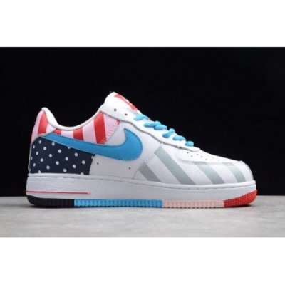 Nike Erkek Air Force 1 Parra Beyaz Renkli Kaykay Ayakkabı Türkiye - R8BEEWGM